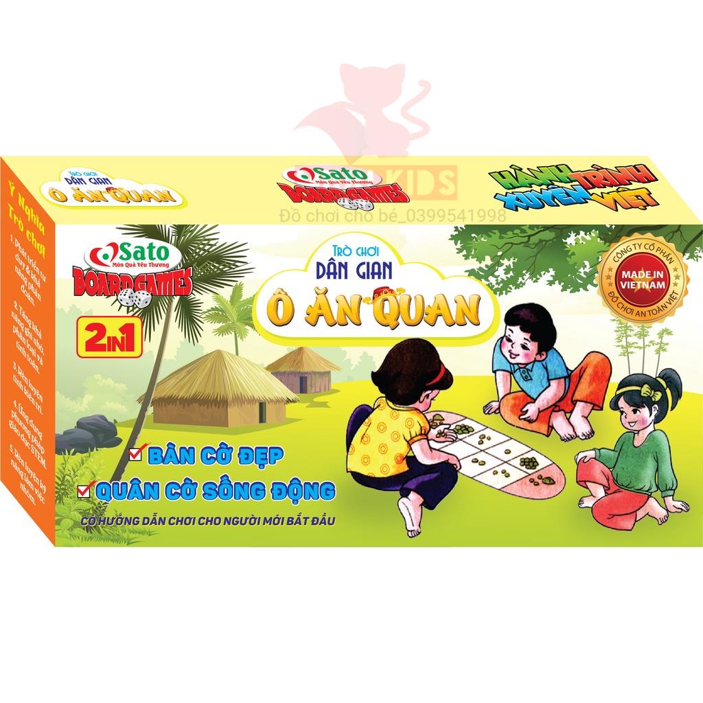 Bộ Đồ Chơi Dân Gian  Ô Ăn Quan 2in1 Hàng Việt Nam