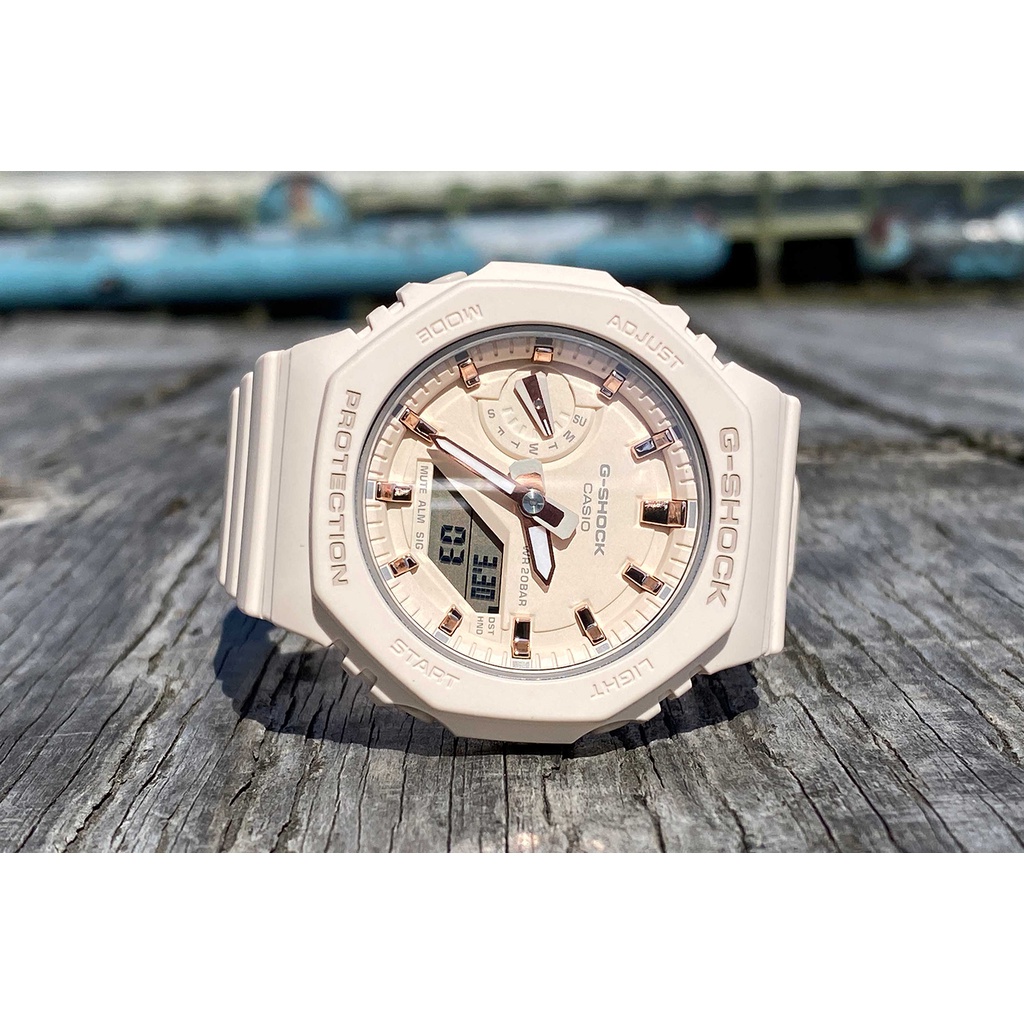 Đồng hồ unisex dây nhựa size nhỏ G-SHOCK Casio Anh Khuê GMA-S2100-4ADR