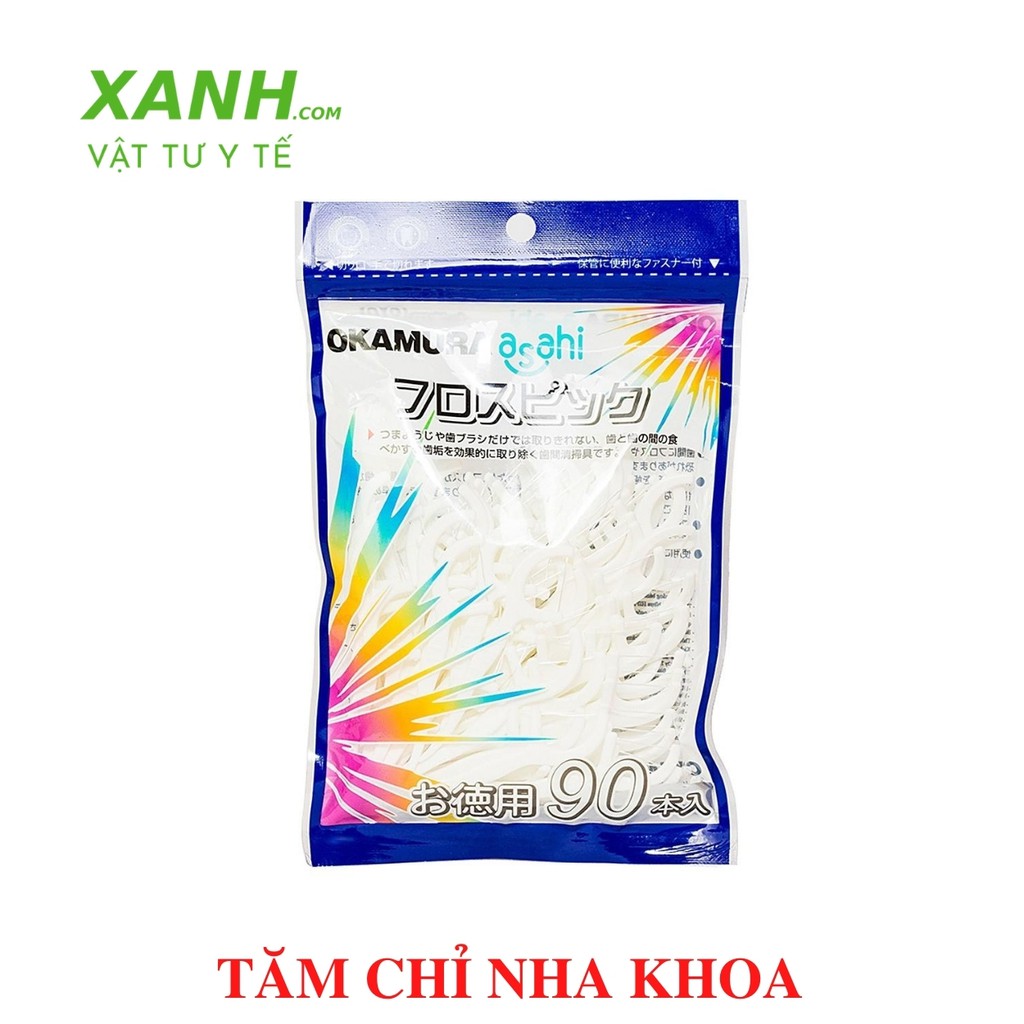 Tăm Chỉ Kẽ Răng Okamura 90 Cây