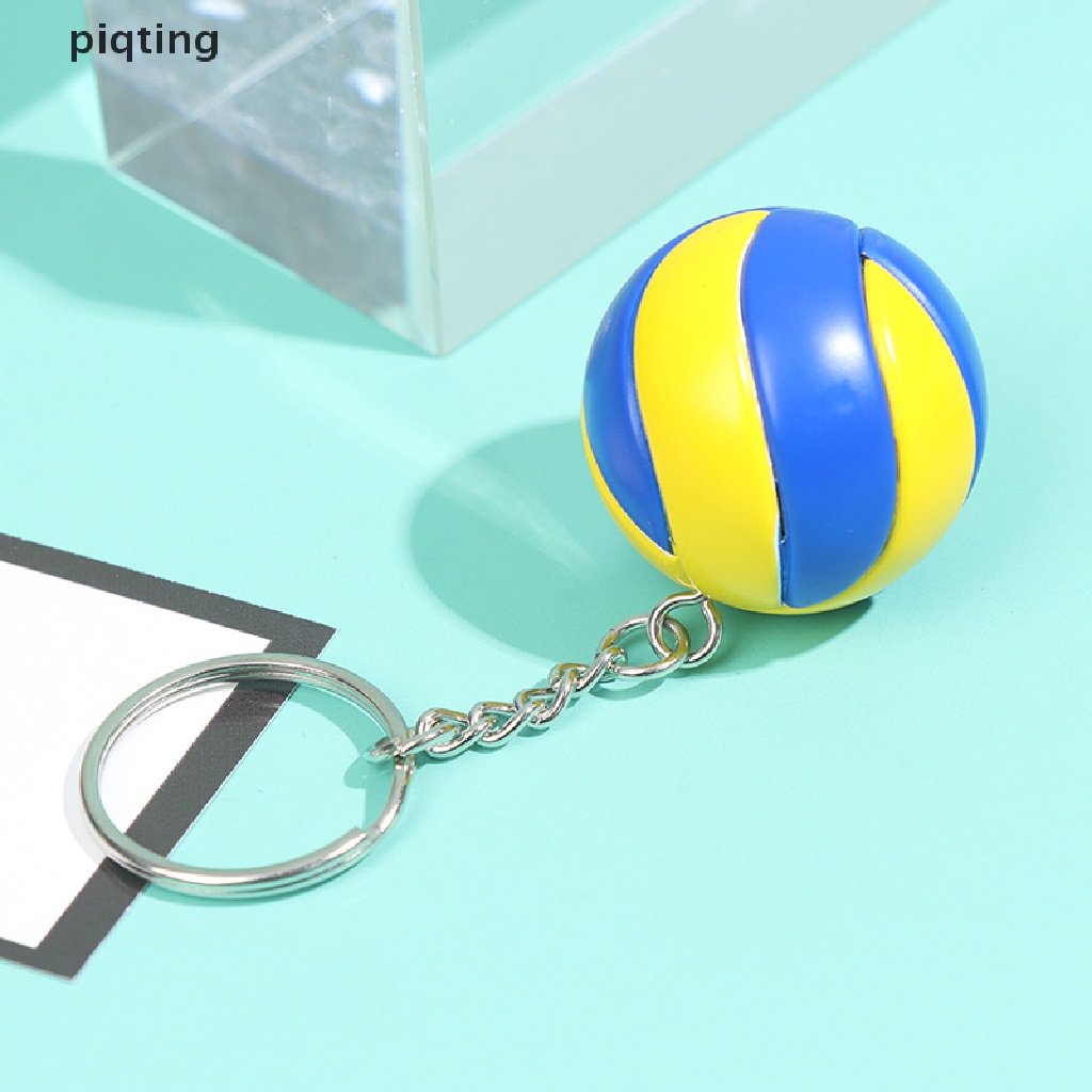 Móc Khóa Quả Bóng Chuyền Mini Bằng Nhựa PVC