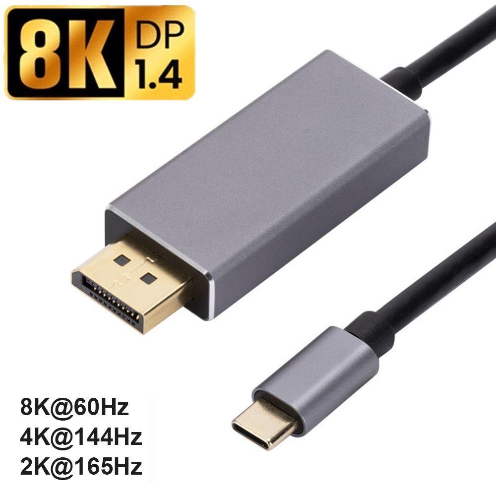 Dây CáP ChuyểN ĐổI Hợp Kim Nhôm 3 8K 60Hz 4K 144Hz MAYSHOW USB C Sang DP Cho Laptop / PC