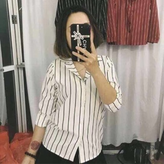 Áo somi sọc