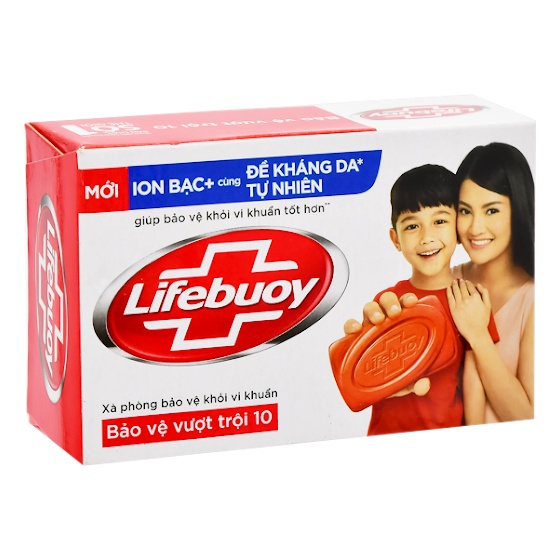 XÀ BÔNG TẮM LIFEBOUY SẠCH KHUẨN THƠM MÁT 90G