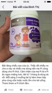 Tăng chiều cao Lysine dạng bột