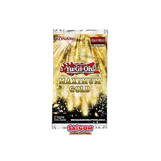 [Mã TOYDEC hoàn 20K xu đơn 50K] Gói Bài Sưu Tập YugiOh! Maximum Gold - Chính Hãng Konami - Nhập Khẩu từ Anh
