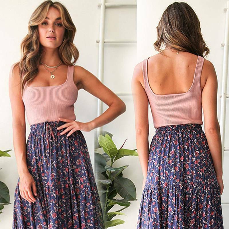 Áo Croptop Sát Nách Thời Trang Mùa Hè Cho Phái Nữ