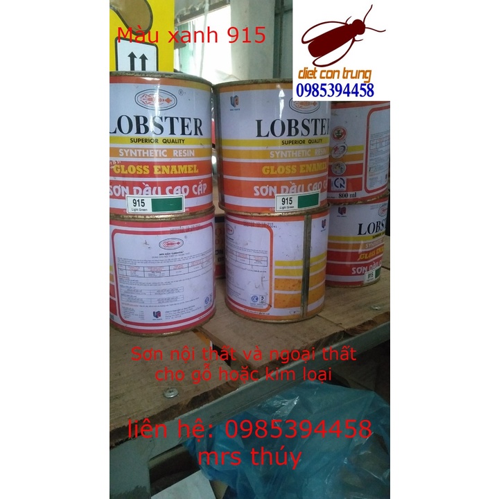 Sơn dầu cao cấp LOBSTER loại lớn hộp 800ml
