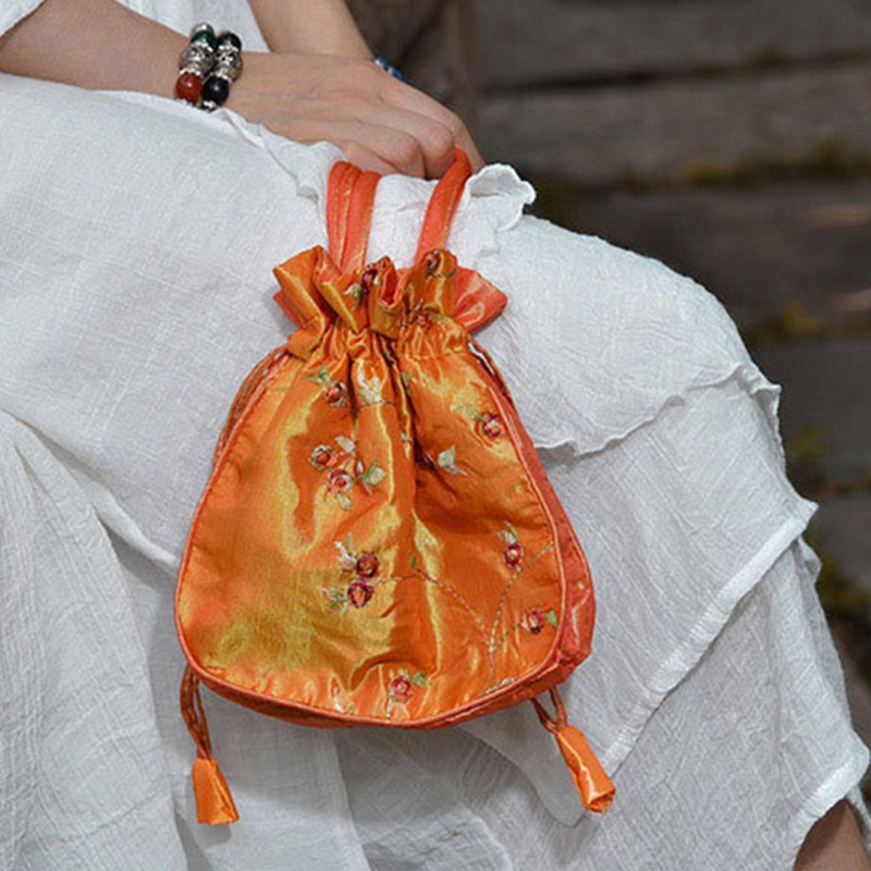 Túi Xách Tay Thêu Hoa Thời Trang Dành Cho Nữ