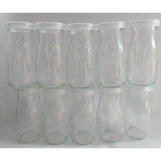 Combo 10 hũ đựng yến, sữa ong chúa, sữa chua, gia vị 100ml màu trắng, PP Sâm yến 3A