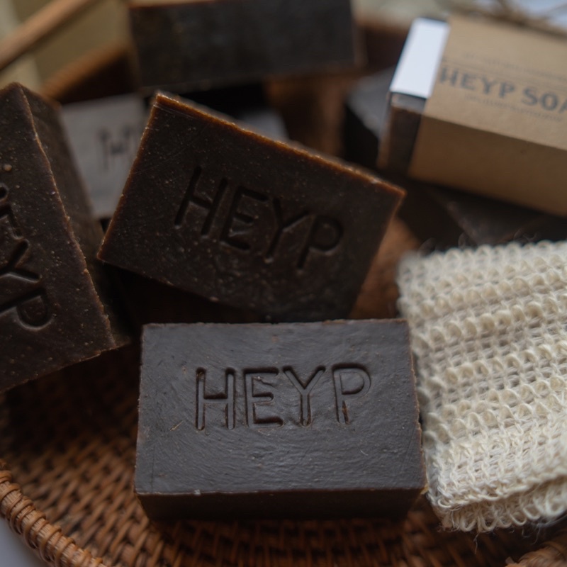 Xà Phòng Trà Xanh - Mật Ong - Xà Phòng Hữu Cơ Giảm Mụn Lưng Dưỡng Ẩm- HEYP SOAP