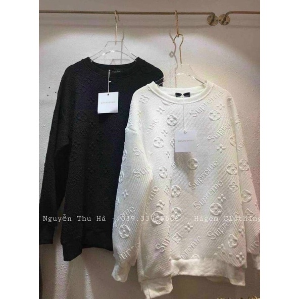 [ Mua Ngay ] Áo nỉ sweater, nỉ nam nữ form rộng dài tay freesize 40kg_65kg mặc siêu đẹp