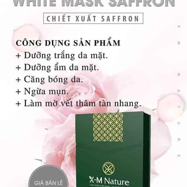 CẤY TRẮNG NÂNG CƠ White Mask Saffron