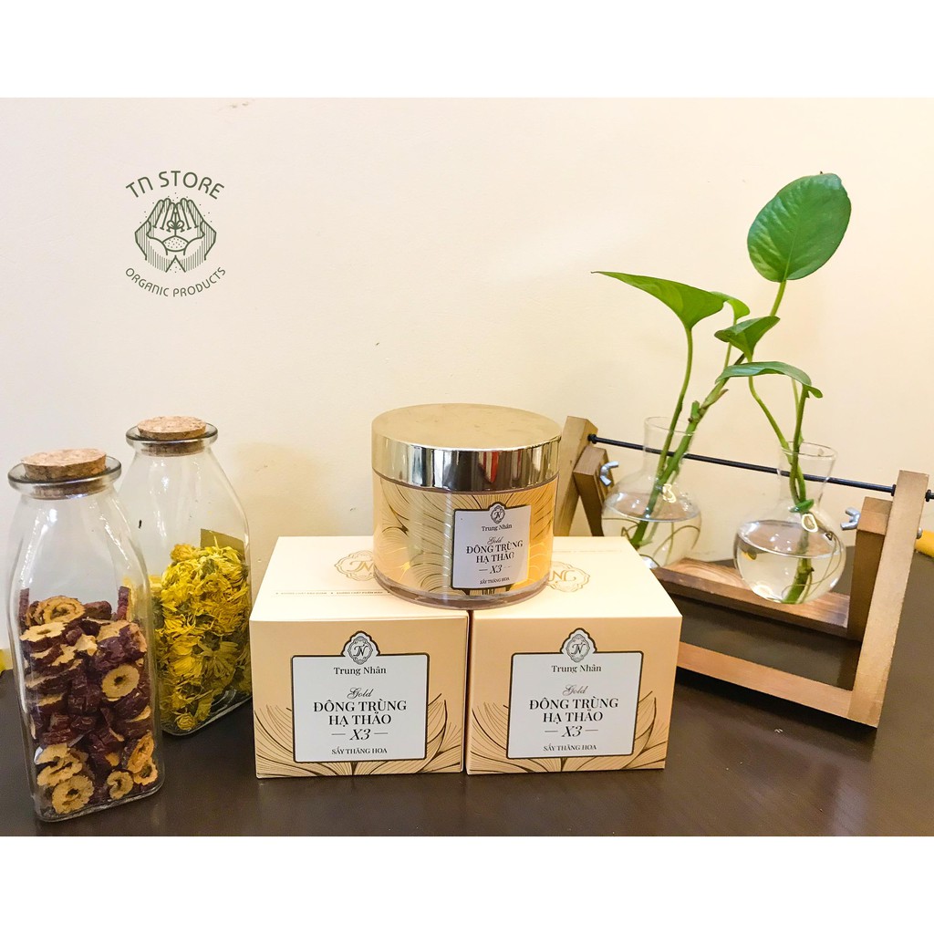 Đông trùng hạ thảo X3 Gold organic sấy thăng hoa Trung Nhân 10g, hạn sử dụng 24 tháng | BigBuy360 - bigbuy360.vn