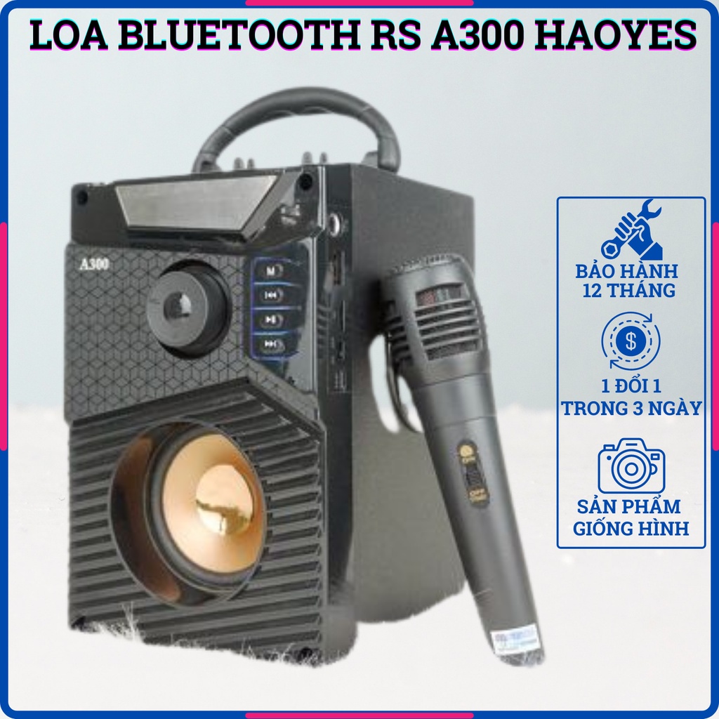 Loa Bluetooth Karaoke, Loa Hát Karaoke A18 & A300  Cao Cấp Âm Thanh Cực Hay