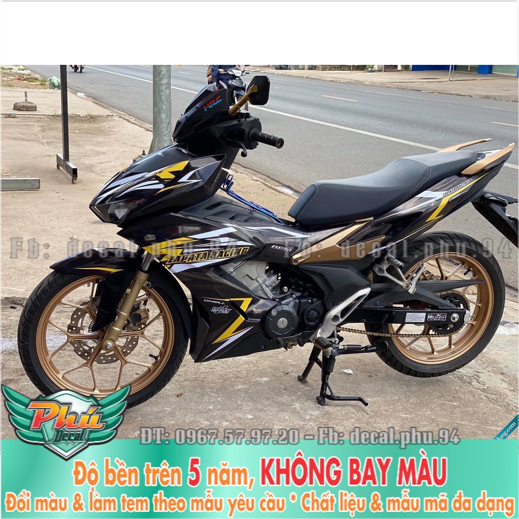 Tem rời Winner X đen vàng (X) -1