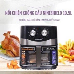 NỒI CHIÊN KHÔNG DẦU NINESHIELD KB-8002M 10.5 LÍT CÔNG NGHỆ HIỆN ĐẠI BẢO HÀNH 12 THÁNG