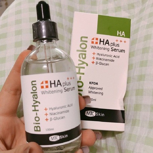 SERUM  HA PLUS Whitening MTC  (Bio-Hyalon) Mẫu Mới 2023 - SERUM CẤP ẨM, TRẮNG SÁNG DA