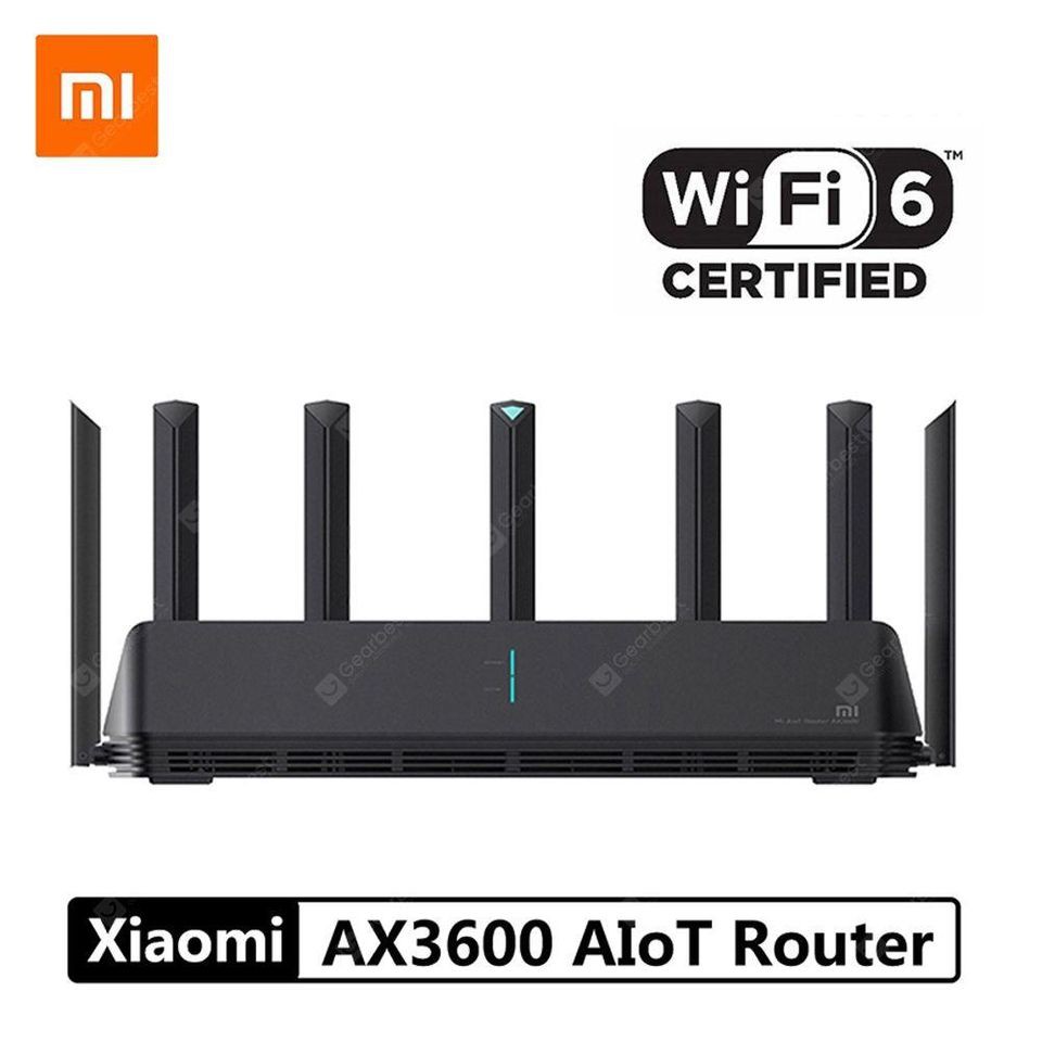 Router Xiaomi AIoT AX3600 Phát Wifi 6 Thông Minh-Băng Thông 2976M - Giải Pháp Nhà Rộng, Gaming, 200Users