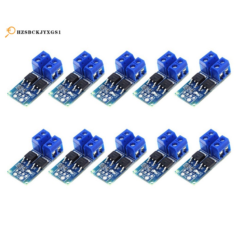 Set 10 Mạch Điều Khiển Công Tắc Dc 5v-36v 15a (Max 30a) Mosfet Mos Fet 0-20khz Pwm