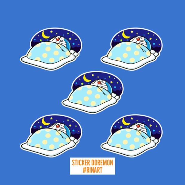 [STICKER 1K] STICKER DOREMON XANH SIÊU CHẤT DÁN TRANG TRÍ ĐT LAPTOP VALI TƯỜNG TỦ KỆ MŨ BẢO HIỂM XE MÁY NOTEBOOK