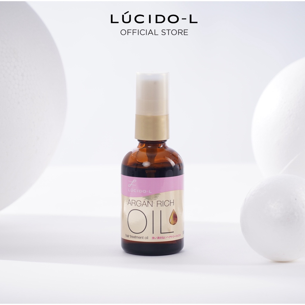 Tinh Dầu Dưỡng Tóc Bồng Bềnh Bóng Mượt LÚCIDO-L Hair Treatment Oil 60ml