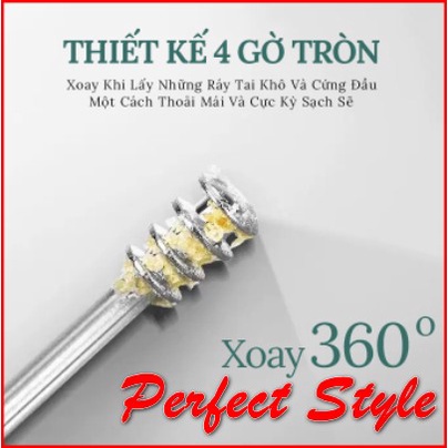 Bộ Lấy Ráy Tai, Bộ Ngoáy Tai 6 Món Thép Không Gỉ An Toàn Cho Cả Gia Đình