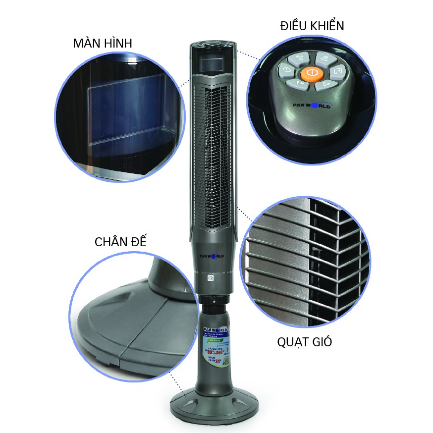 Quạt Tháp PANWORLD PW039H