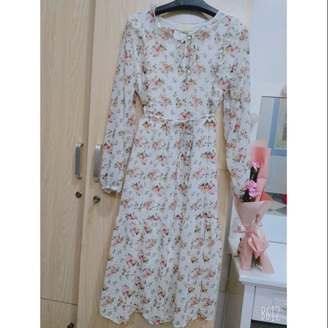 Đầm babydoll hoa nhí