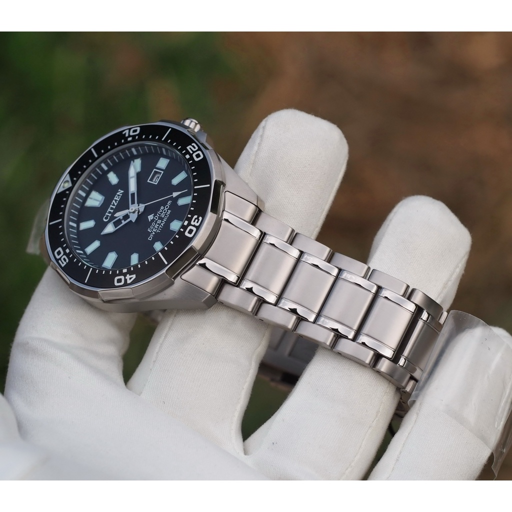 Đồng hồ nam Citizen Eco-drive Titanium Diver BN0200-56E phiên bản thợ lặn chính hãng tại 1959watch