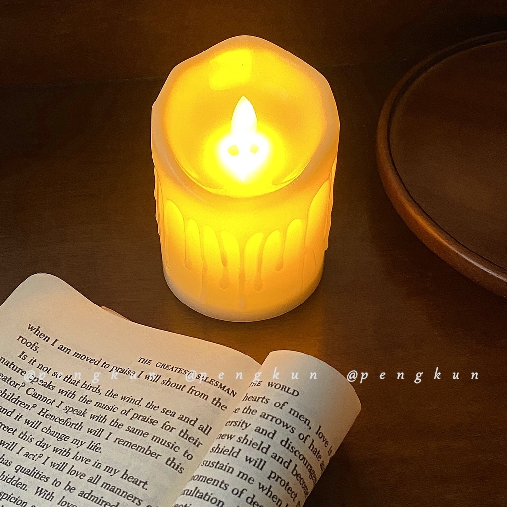 Đèn Trang Trí Hình Ngọn Lửa Phong Cách Lãng Mạn