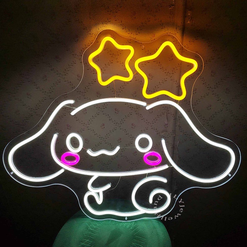 Đèn Led Neon sign anime trang trí mẫu Cinnamoroll