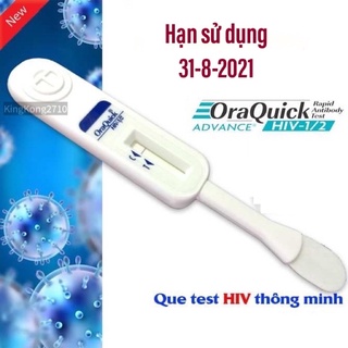 [Test HIV] Bộ que TEST HIV bằng  dịch miệng, QUE THỬ HIV OraQuick (không cần lấy máu)