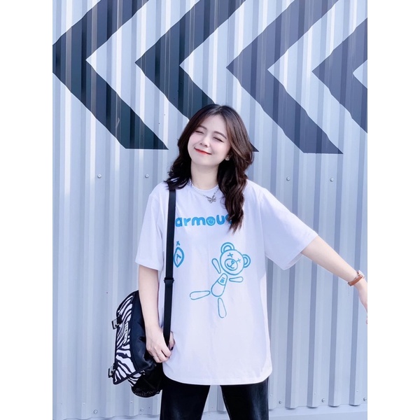 Áo gấu xanh XX Armou chất cotton su TH6