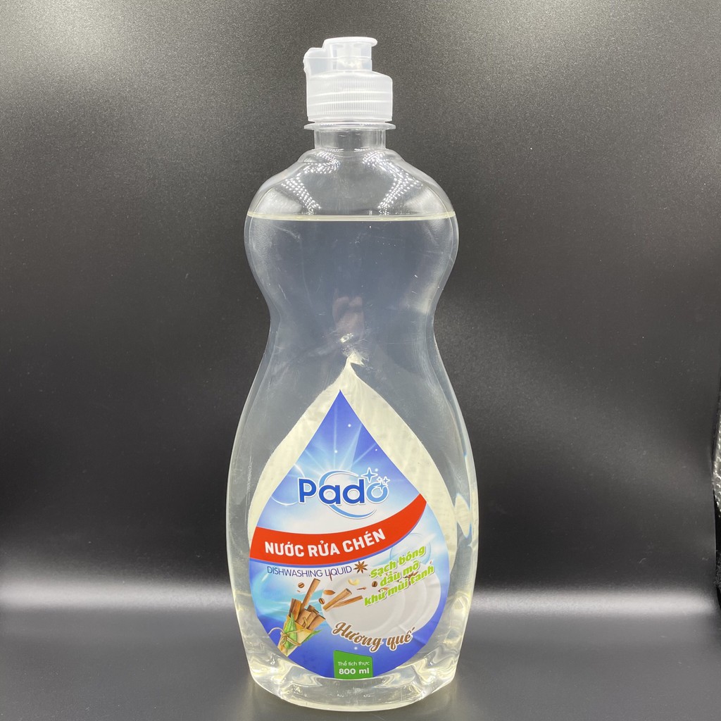 Nước Rửa Chén Bát Pado Cao Cấp Hương Quế 800ml