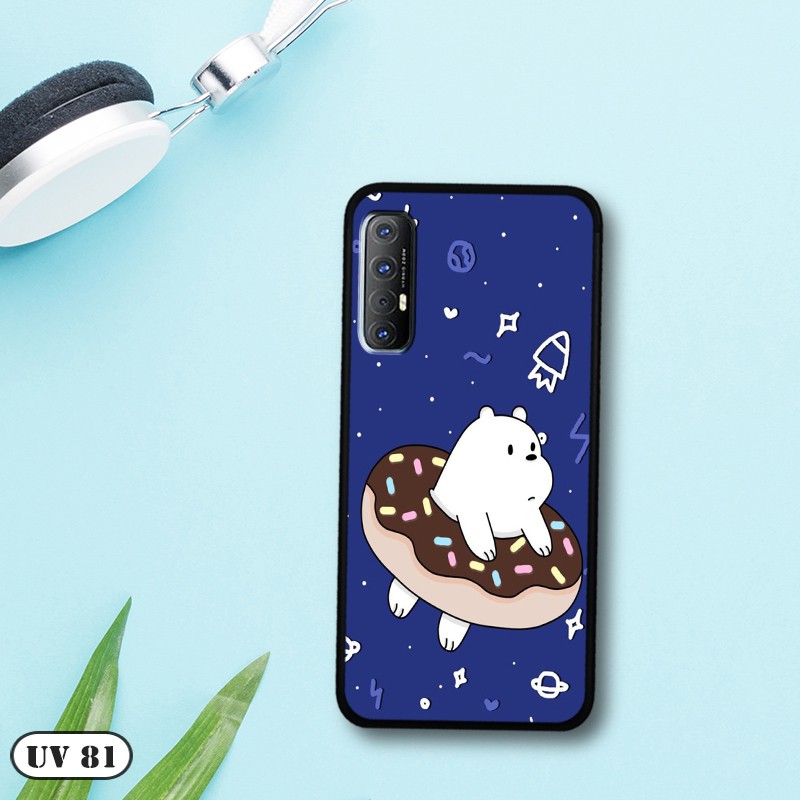 Ốp Oppo Reno 3 Pro - lưng nhám viền dẻo ngộ nghĩnh