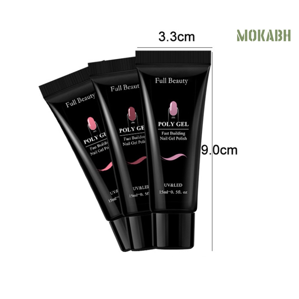 Gel Nối Dài Móng Tay 15ml Nhiều Màu Sắc Chuyên Dụng Cho Salon