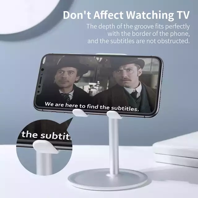 Giá đỡ điện thoại đế tròn chống gù