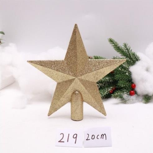 Ngôi Sao Kim Tuyến Gắn Cây Thông Noel Trang Trí Giáng Sinh