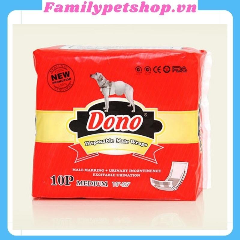 Bịch bỉm cho chó đực Dono-familypetshop.vn