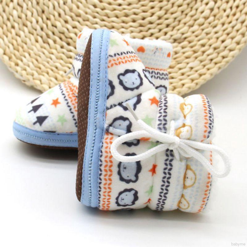 Giày nhung kẻ sọc chống trượt cho bé tập đi