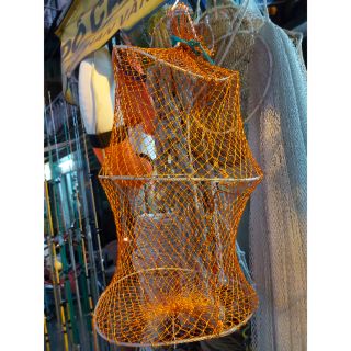GIỎ ĐỰNG CÁ 4 VÀNH - MẮT LƯỚI SỢI DÙ THÁI LAN