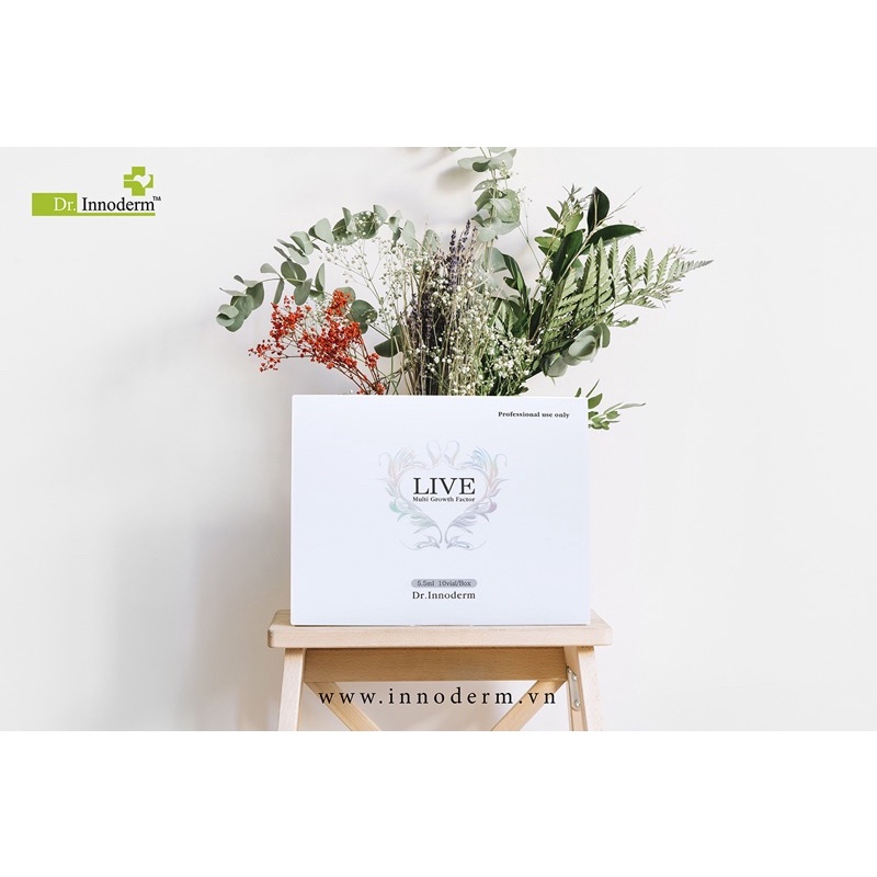 1LỌ  Tế Bào Gốc Làm Trắng Giảm Nhăn Dr.Live MGF - Dr innoderm