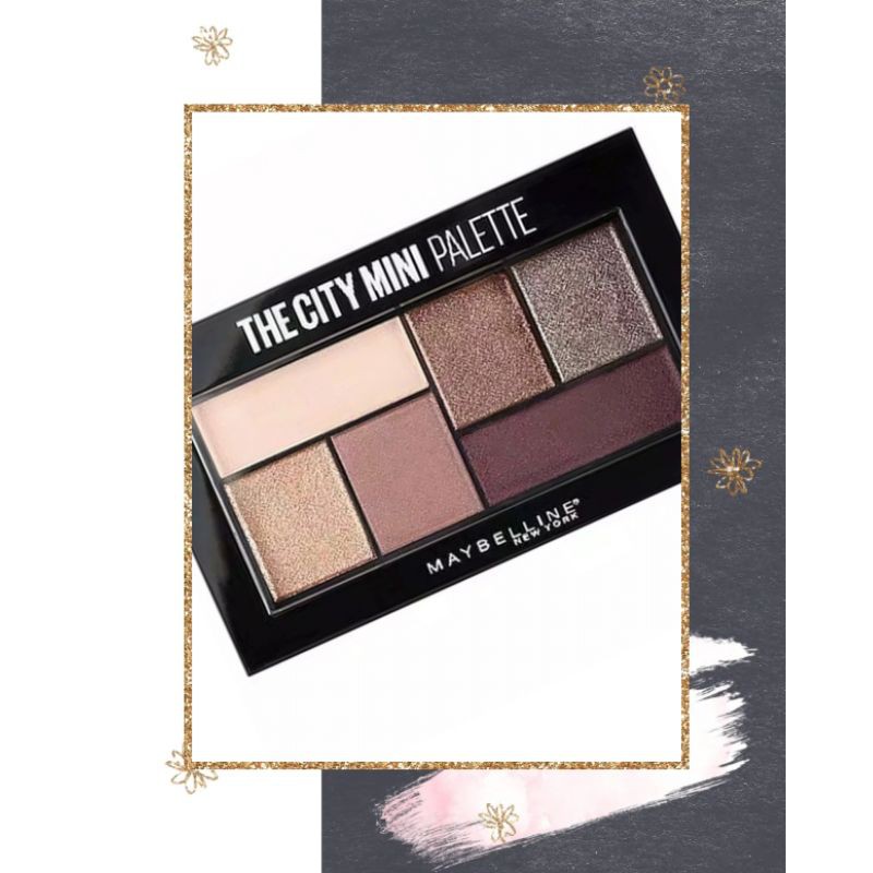 (Hàng Mới Về) Bảng Phấn Mắt Maybelline The City Mini