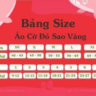 Com bo 10 áo cờ đỏ 250