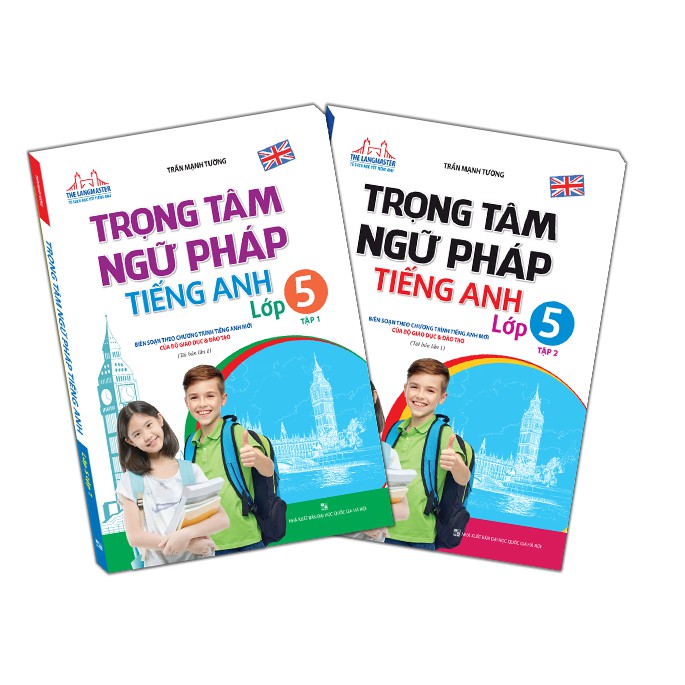 Sách - Combo trọng tâm ngữ pháp tiếng Anh lớp 5(trọn bộ 2 cuốn)