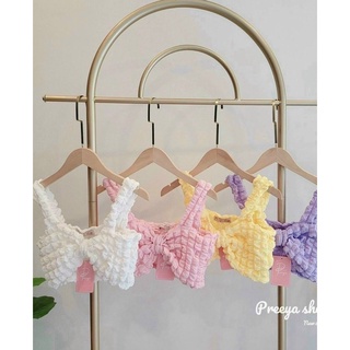 ÁO CROPTOP XỐP NƠ 4M
