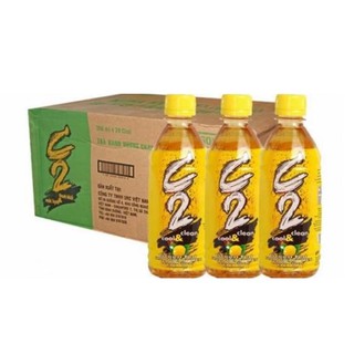 Thùng 24 chai C2 Chanh 355ml