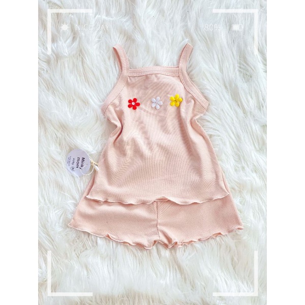 Bộ 2 Dây Bé Gái Đồ Bộ Mùa hè Siêu Xinh