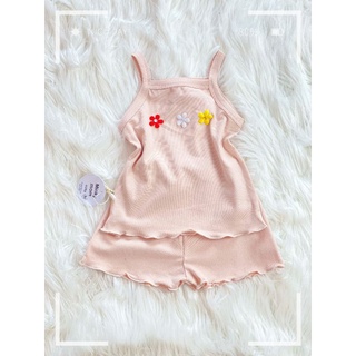 Bộ 2 dây bé gái đồ bộ mùa hè siêu xinh