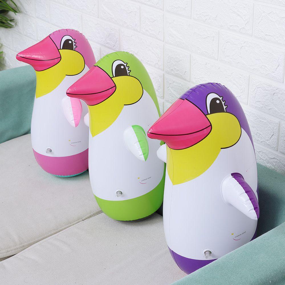 Bộ 2 Bể bơi Bơm Hơi Hình Chim Cánh Cụt Hoạt Hình 36cm / 45cm / 70cm